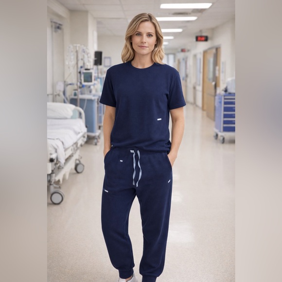 Figs Other - Figs Tecnical Collection Navy Blue  scrubs Joggers Set